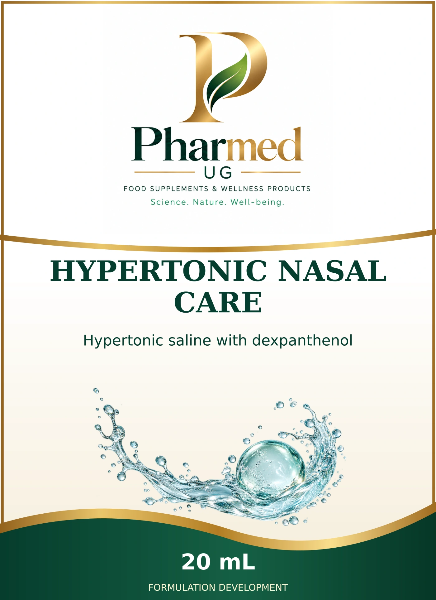 Exact shared PHARMED H05 label front