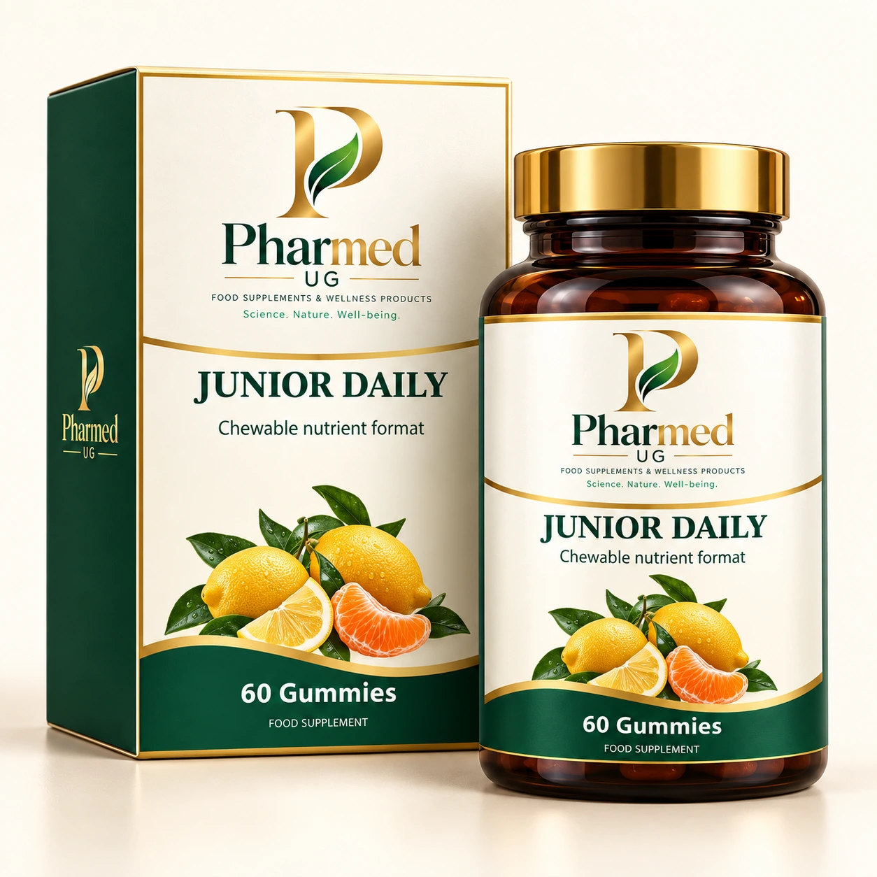 PHARMED JUNIOR DAILY packaging visualisation