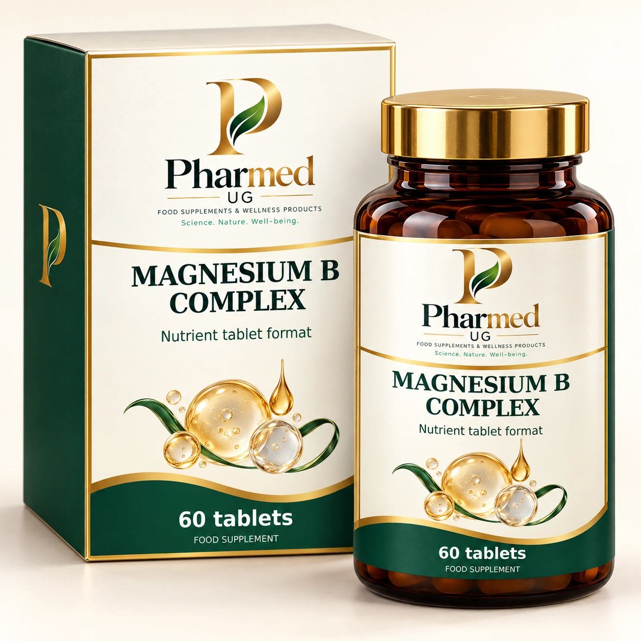 PHARMED MAGNESIUM B COMPLEX packaging visualisation