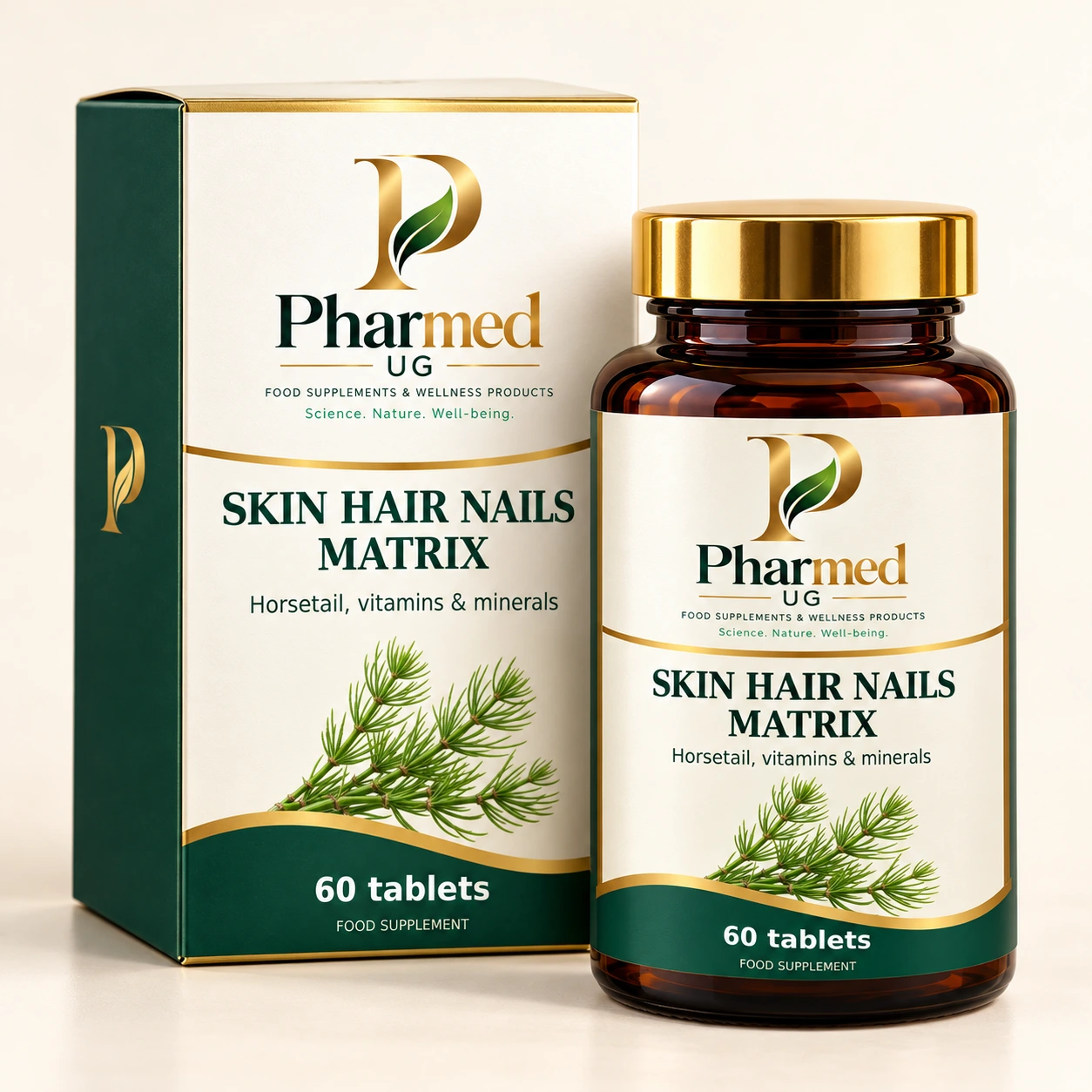 PHARMED SKIN HAIR NAILS MATRIX packaging visualisation